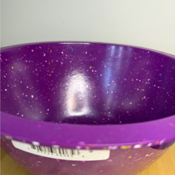Zak ! Designs bowl purple confetti Large Size 12.5” - Picture 11 of 16